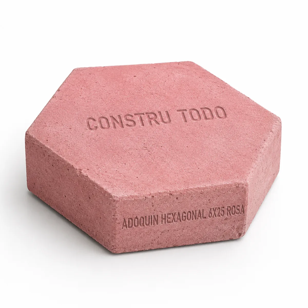 ADOQUIN HEXAGONAL 6X25 ROSA
