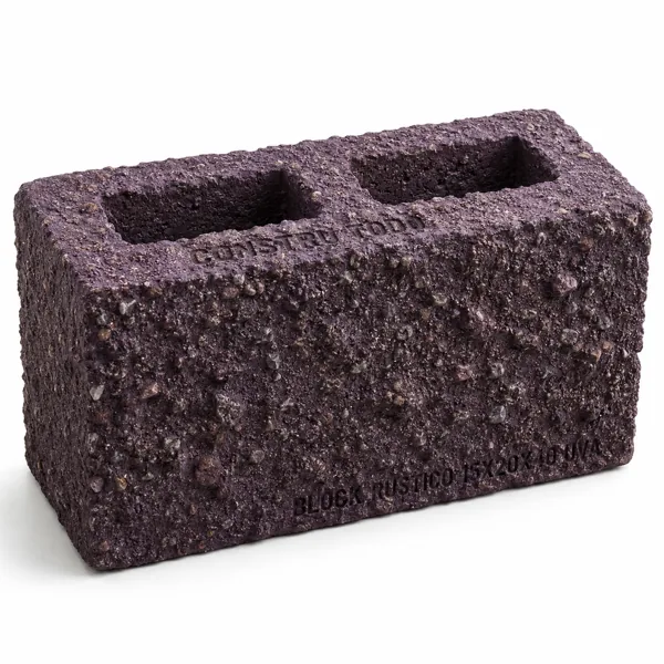 BLOCK RUSTICO 15X20X40 UVA